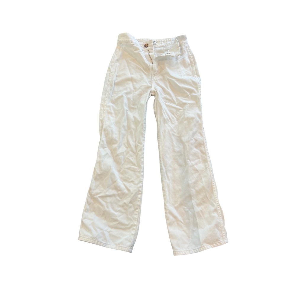Reformation Jeans Womens 29 White High Rise Wide Leg Denim Pants‎ Made in USA